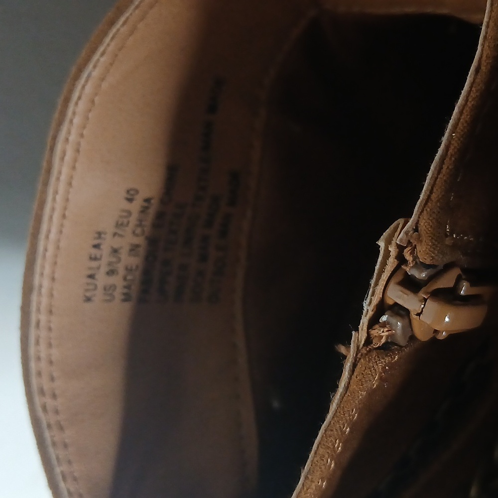 JustFab Kualeah Chain Strap Ankle Boots Size 9 - Picture 8 of 15